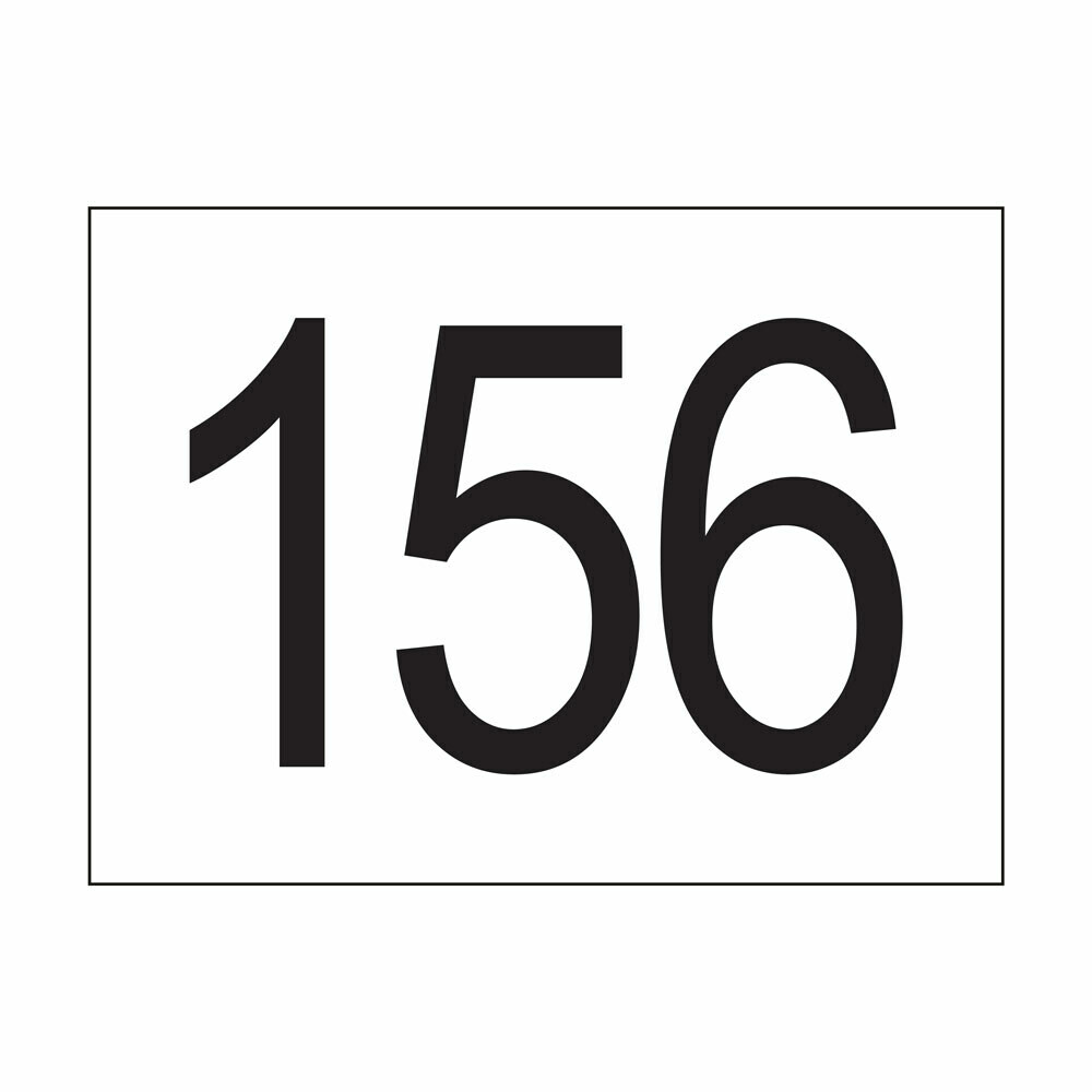 Tenant Signage -Larger Dock Numbers