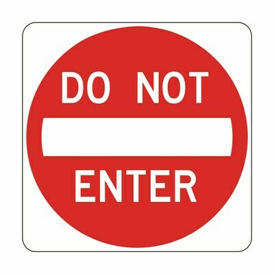 Do Not Enter
