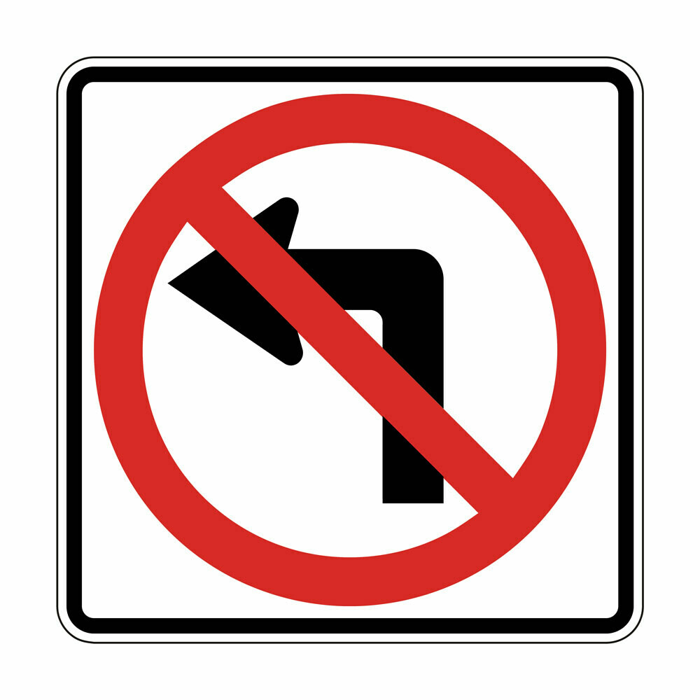 No Left Turn