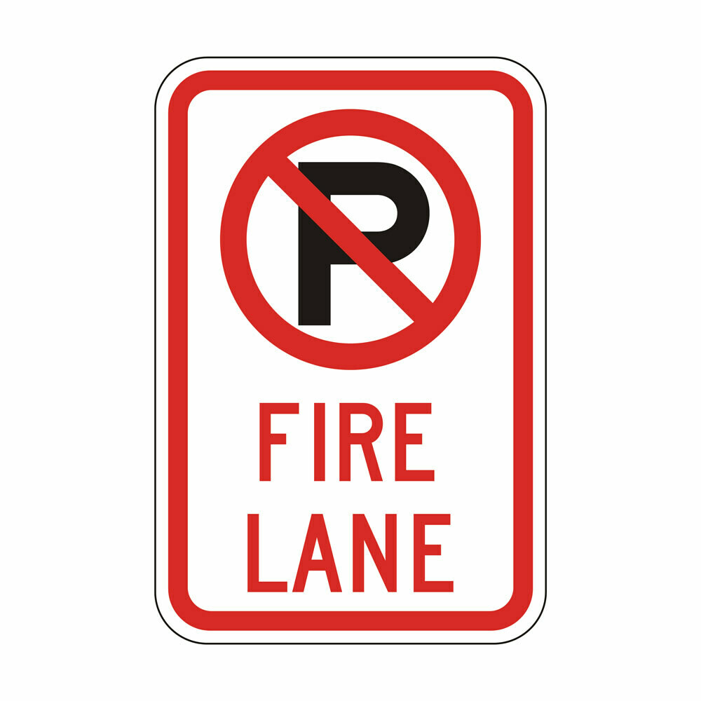 No Parking - Fire Lane