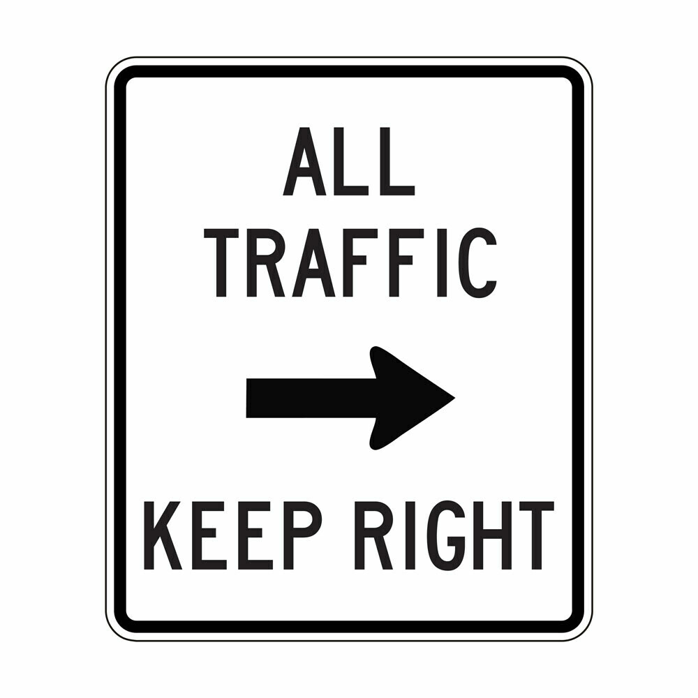 All Traffic Keep Right (Custom 3)