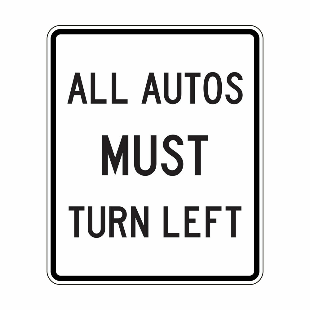All Autos Must Turn Left (Custom 2)