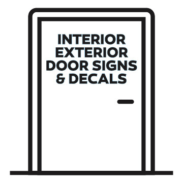 Interior/Exterior Door Decals/Signs