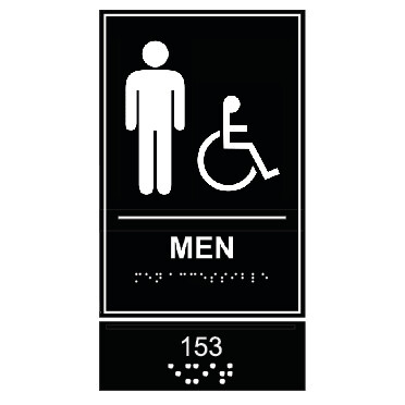 Building Signs - Toilet Room Men