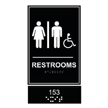 Building Signs - Toilet Room Restroom