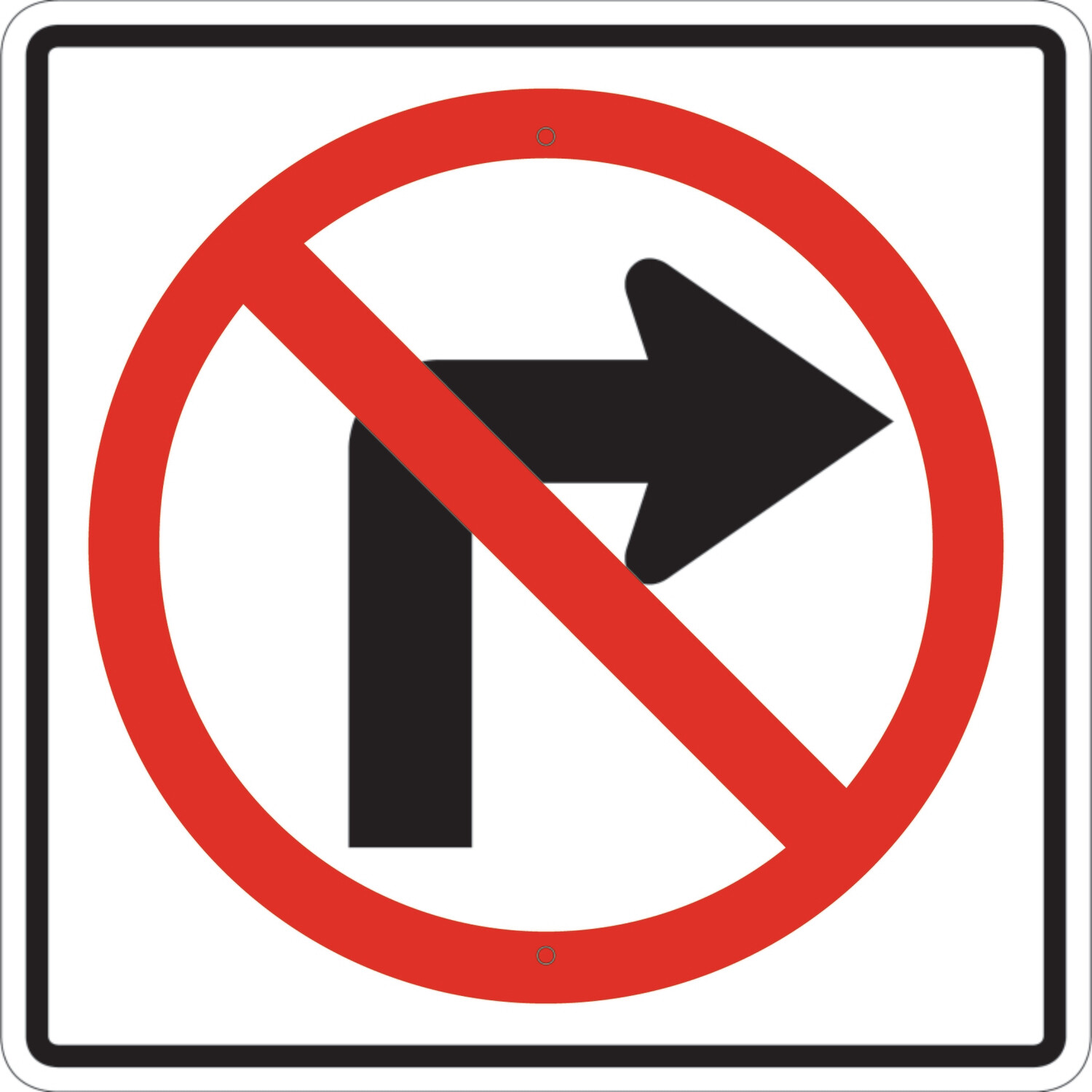 No Right Turn