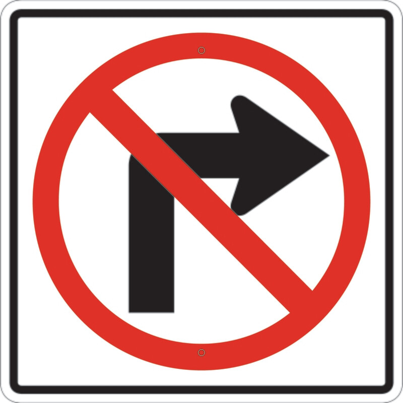 No Right Turn