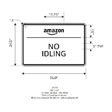 No Idling Sign