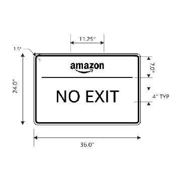 Tenant Signage - No Exit