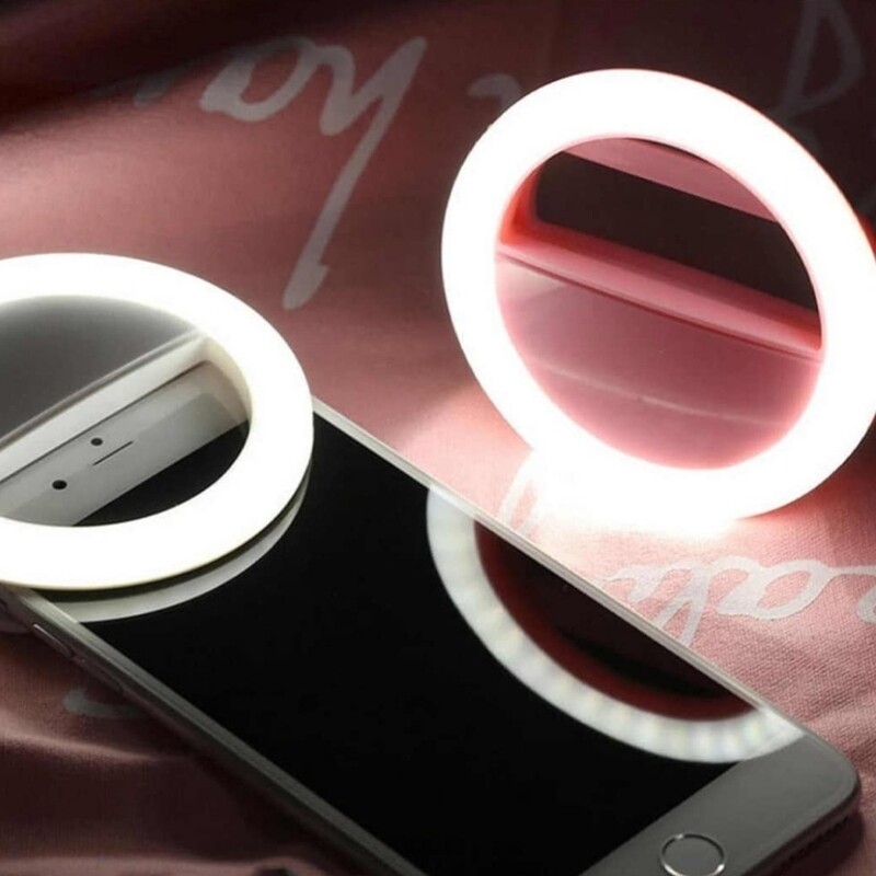 Clip aro de luz para celular