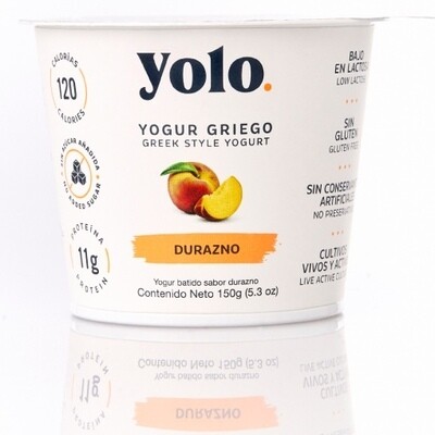 YOGURT YOLO DURAZNO 150GR