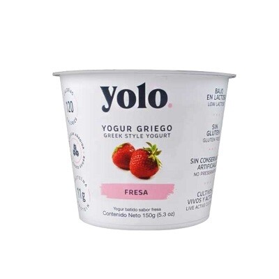 YOGURT YOLO FRESA 150GR