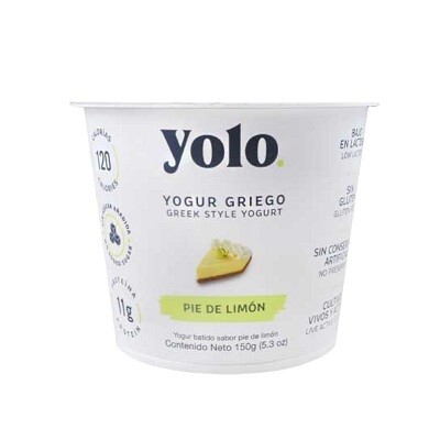 YOGURT YOLO PIE DE LIMON 150GR