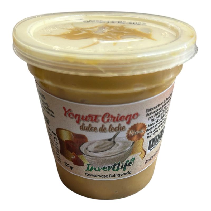 YOGURT GRIEGO INVERTLIFE DULCE DE LECHE 220GR