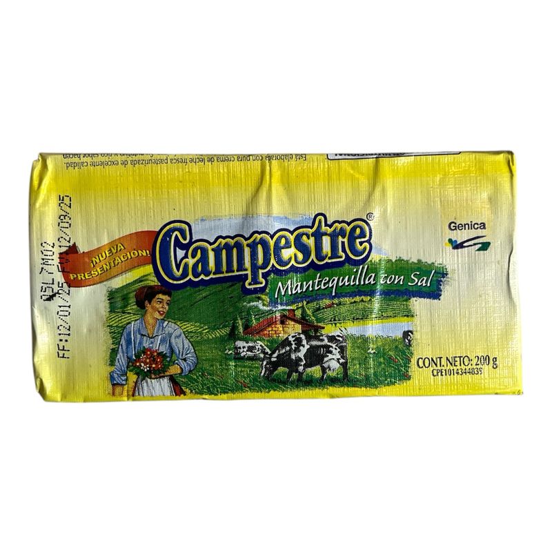 MANTEQUILLA CAMPESTRE 200GR