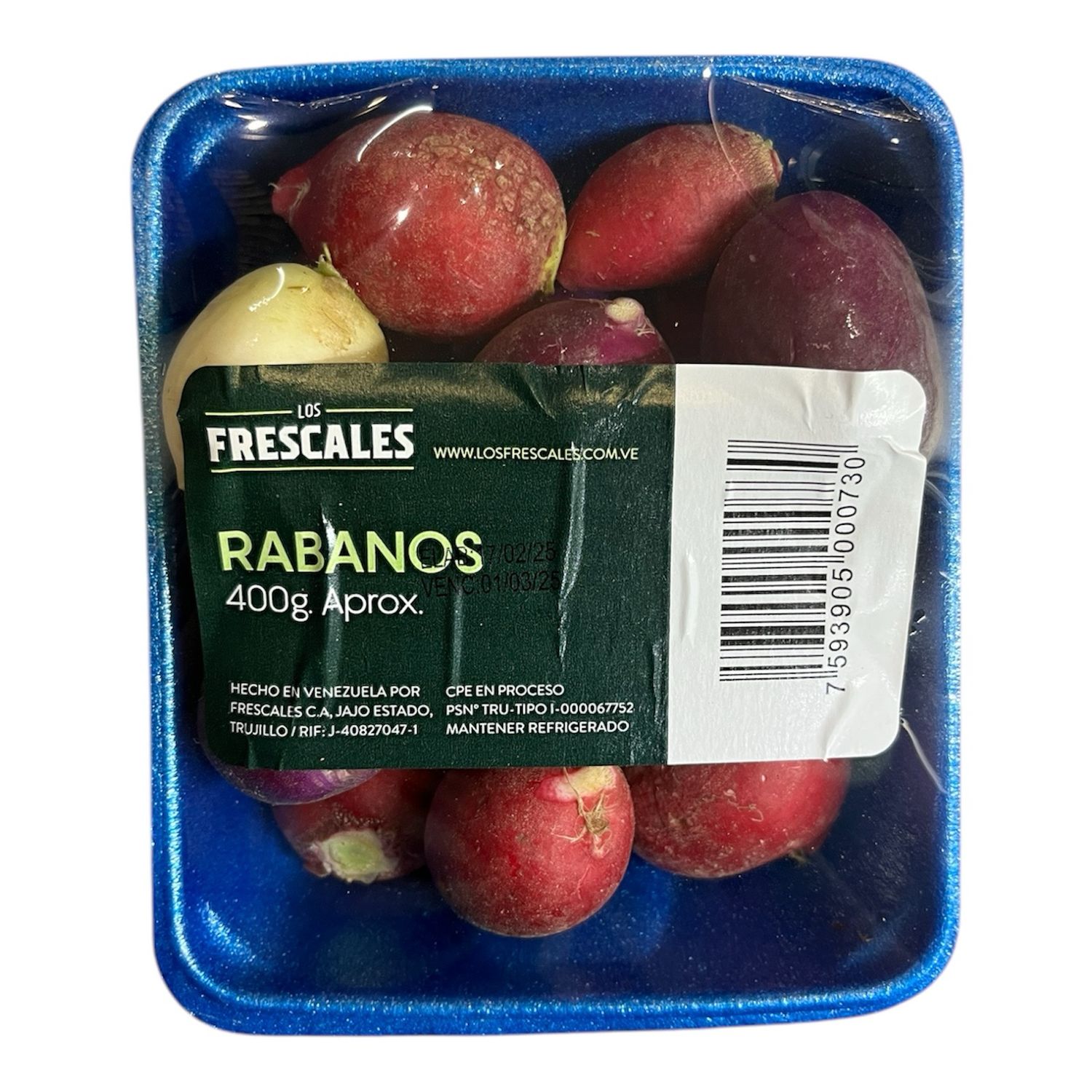 RABANO BANDEJA 400GR