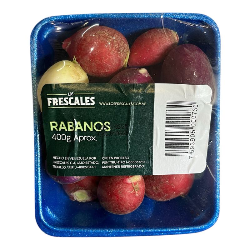 RABANO BANDEJA 400GR