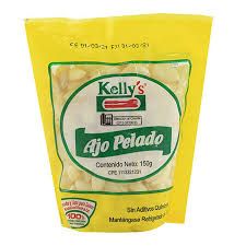 AJO PELADO KELLY&#39;S EMPAQUE 150GR