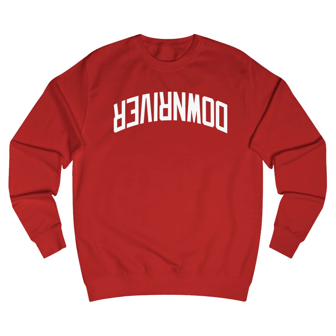 UPSIDE DOWNriver Hockey Crew Neck Sweatshirt