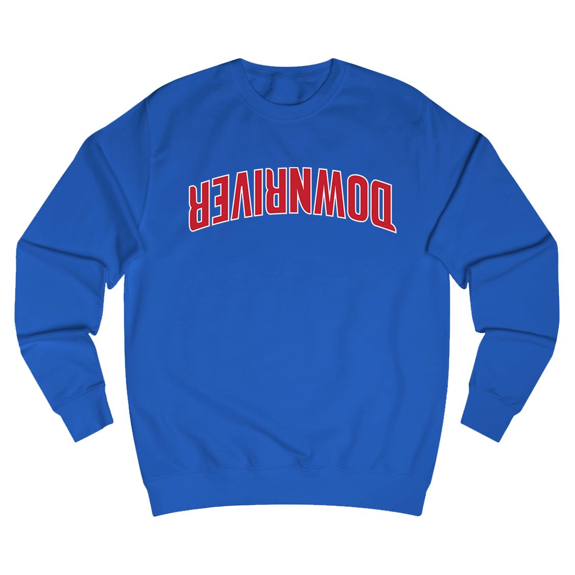 UPSIDE DOWNriver Basketball Crew Neck Sweatshirt