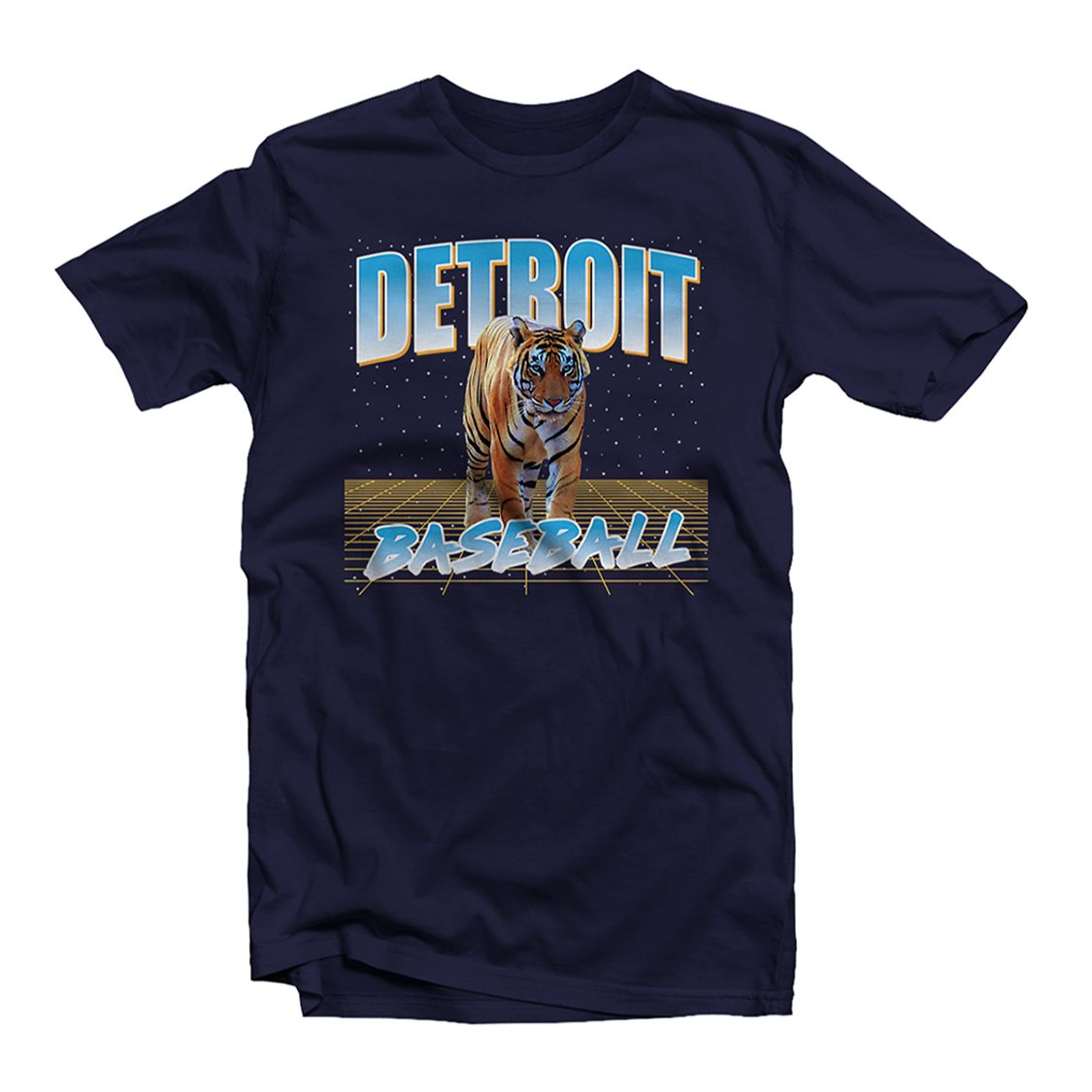 Detroit Baseball Tiger Soft Jersey Tee
