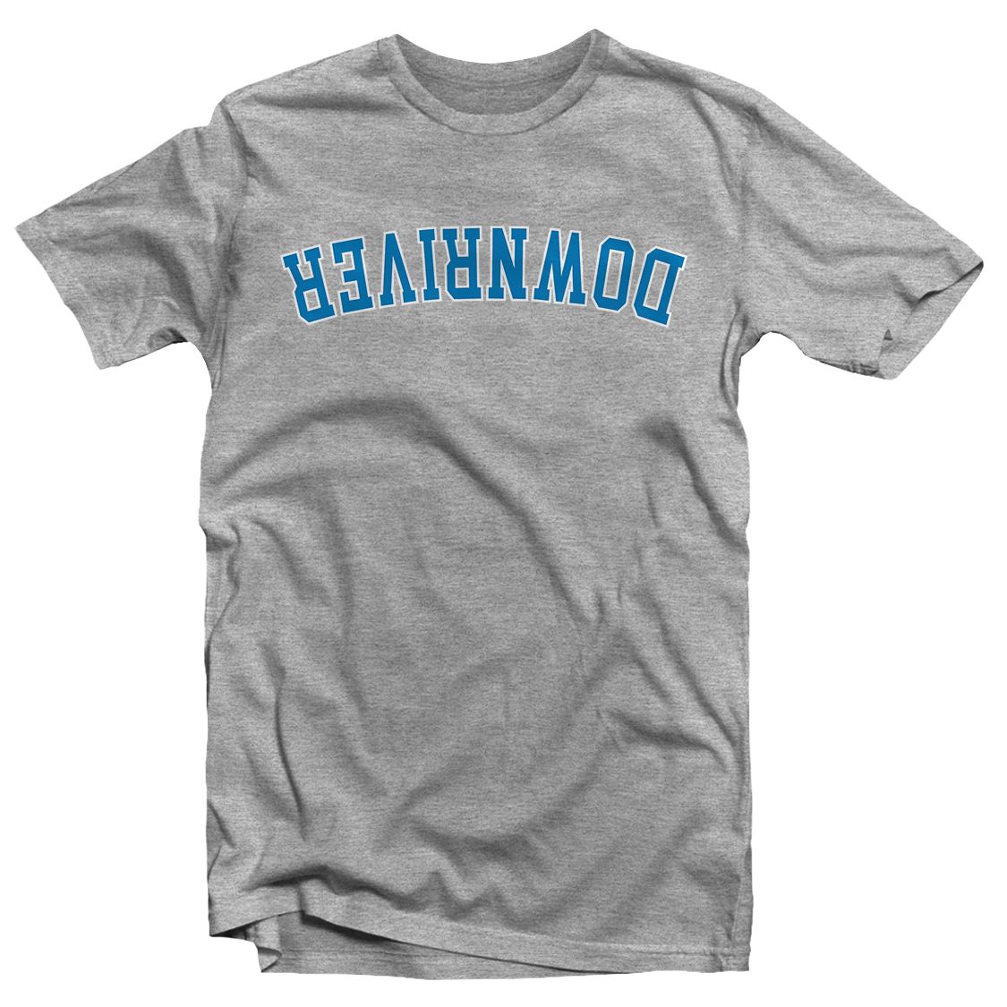 UPSIDE DOWNriver Football Heather Soft Jersey Tee