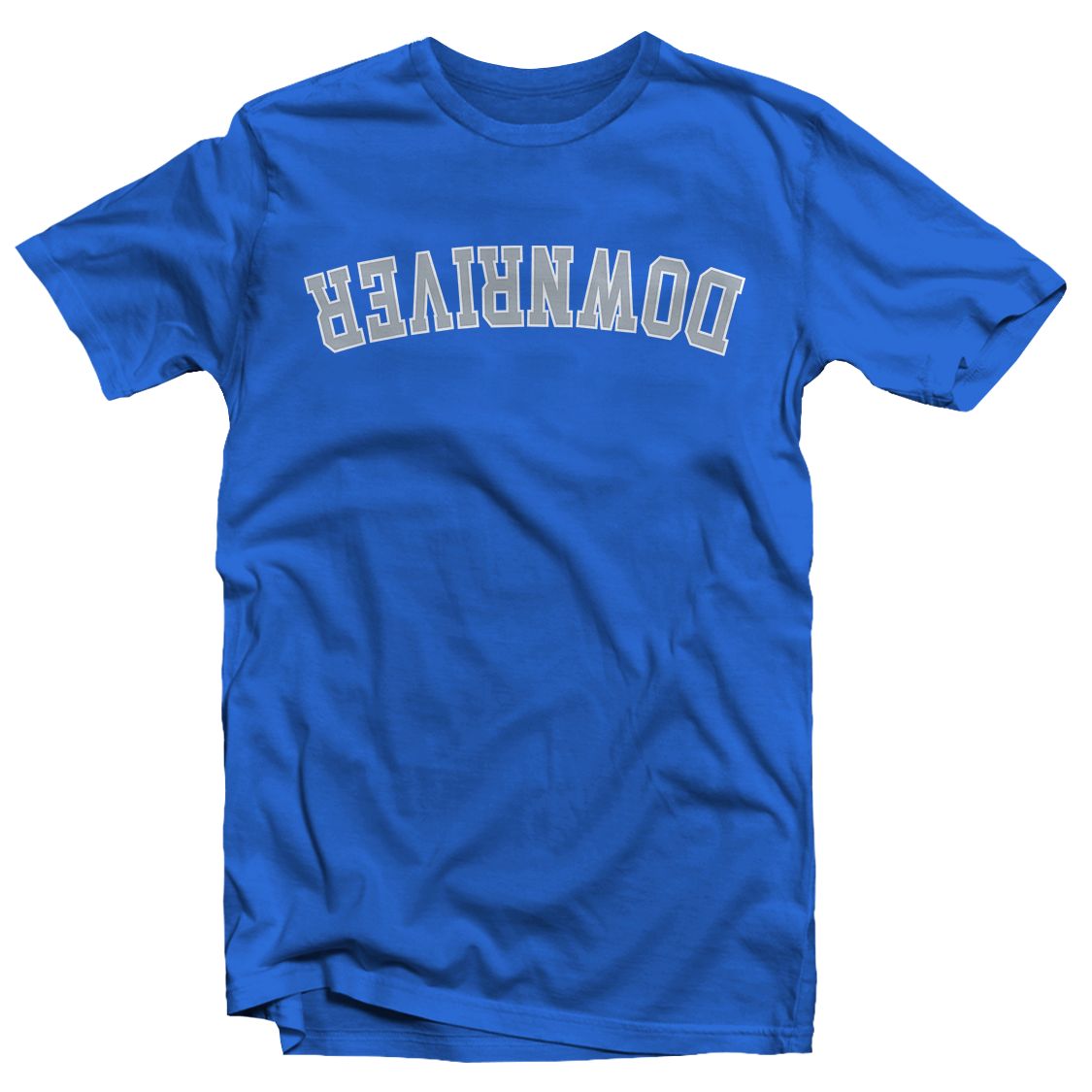 UPSIDE DOWNriver Football Soft Jersey Tee