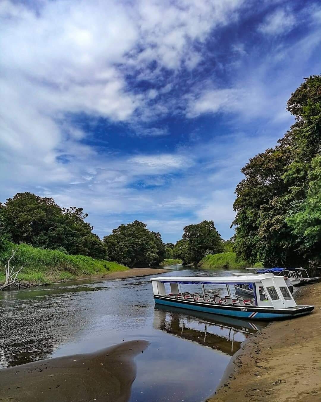 Shared boat  La Pavona Harbor to Tortuguero village Habor (El Almendro)