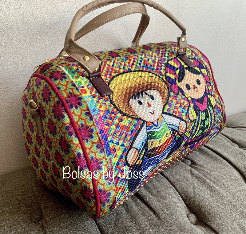 Maleta pareja muñecos