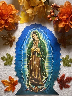 Virgin Mary Decal 9" x 12"