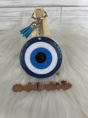 Evil eye/ Mal de Ojo Acrylic Keychain