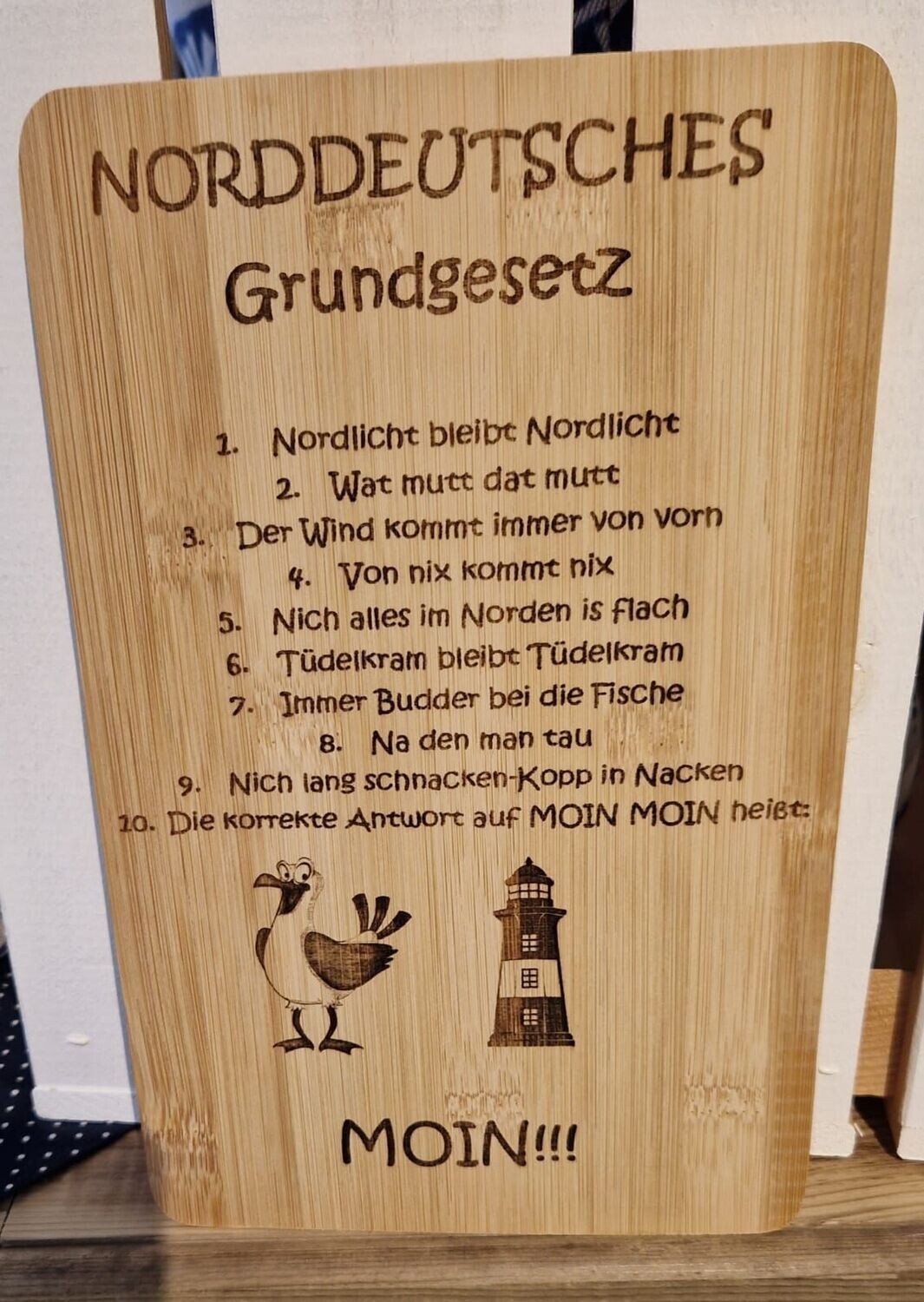 Dekoschild "Norddeutsches Grundgesetz