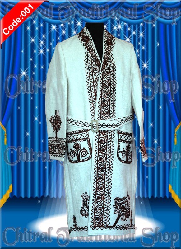 Chitral Traditional Over Coat (CHUGHA) Woolen