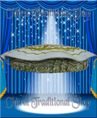Chitrali Traditional Embroidered Cap (Pakol) For Girls