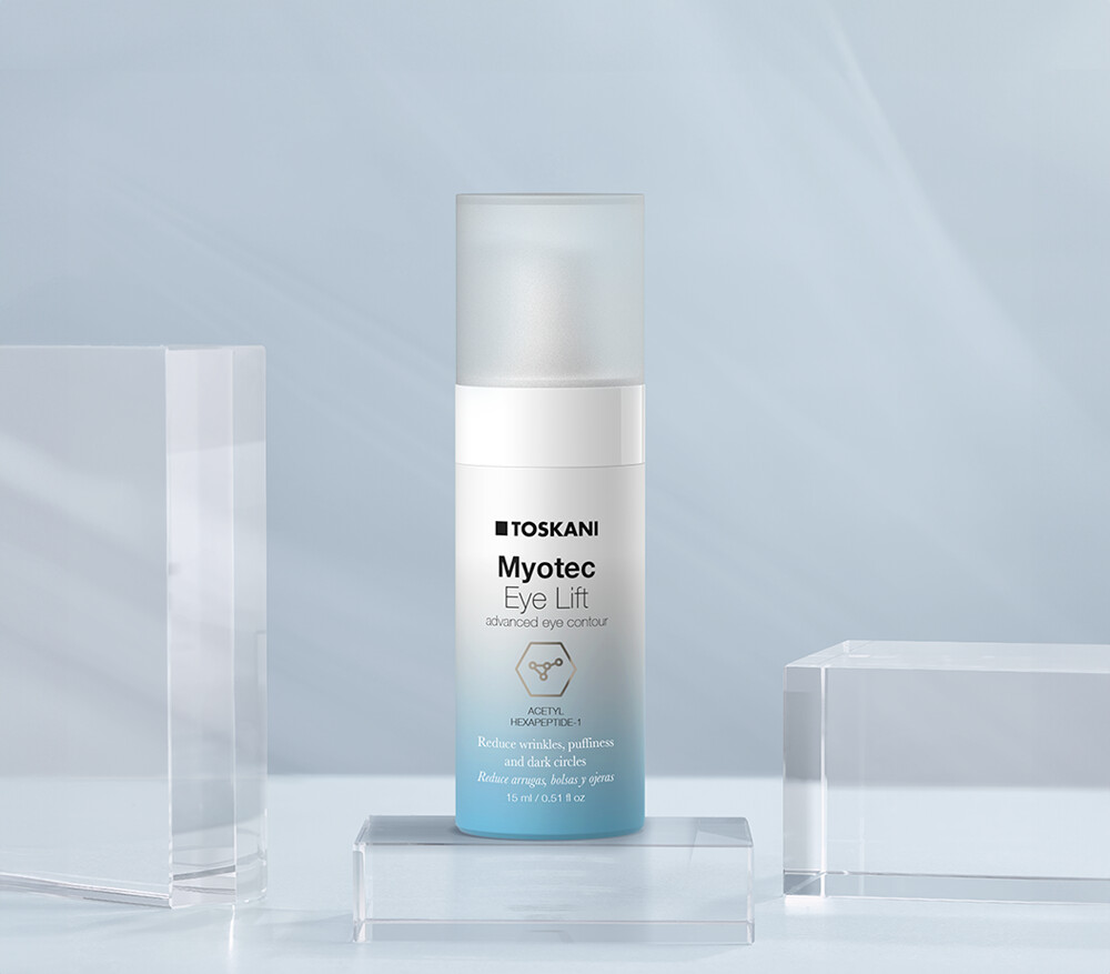TOSKANI akių srities kremas su peptidais MYOTEC EYE LIFT ADVANCED EYE CONTOUR, 15 ml
