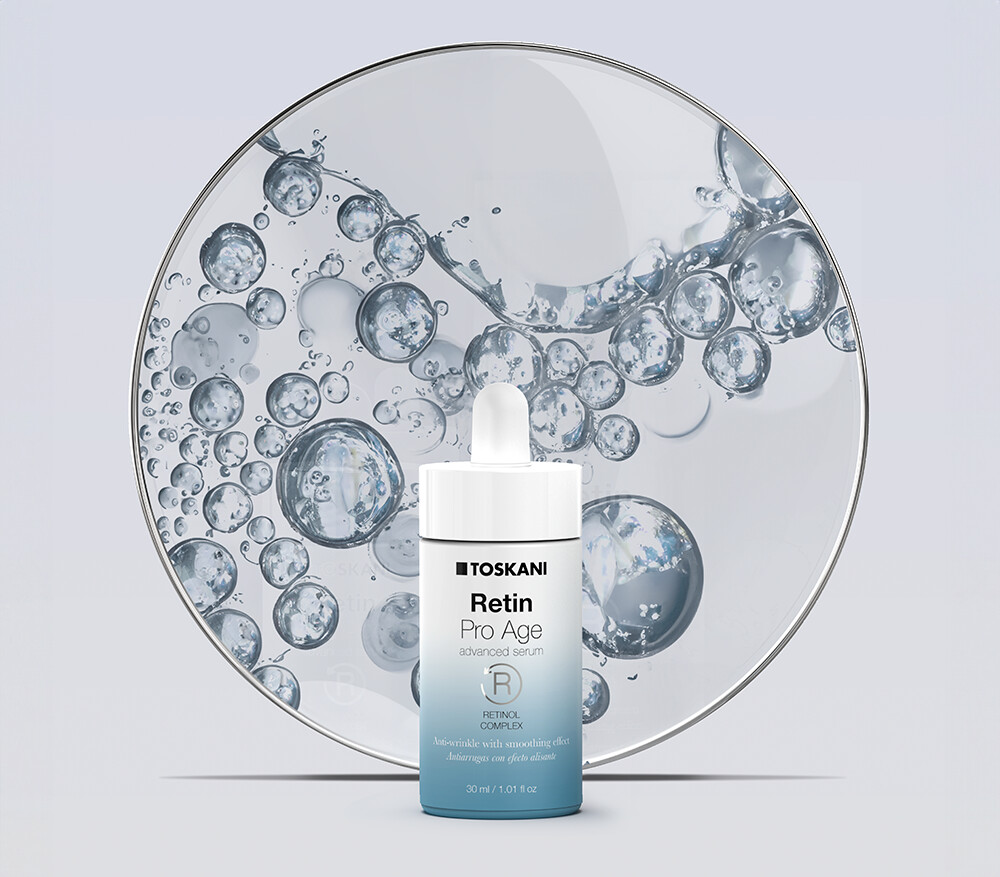 TOSKANI veido serumas su retinaliu ir bakučioliu RETIN PRO-AGE ADVANCED SERUM, 30 ml