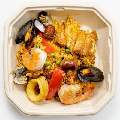 Paella mixta met kip en zeevruchten (26 NOVEMBER)