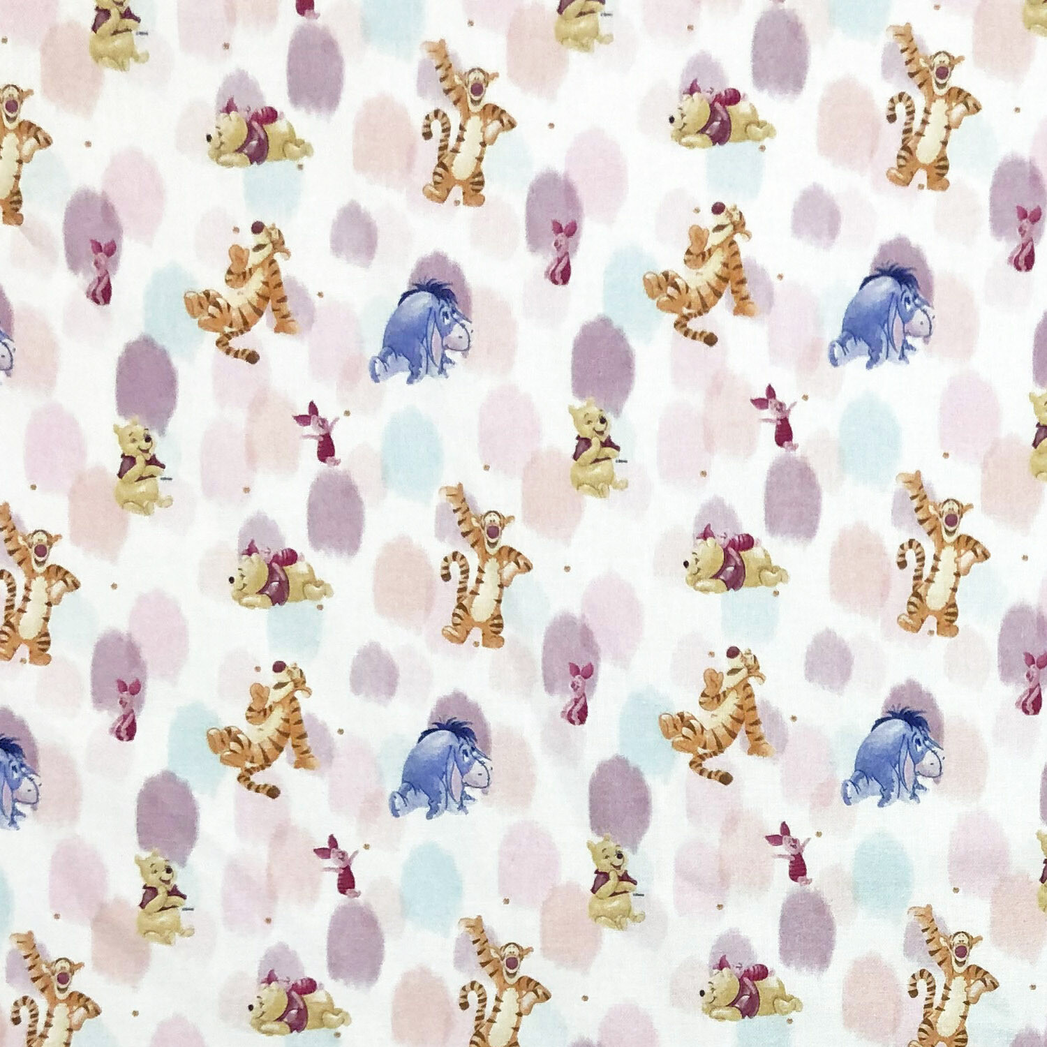Winnie the Pooh and Friends - 100% cotton digital print fabric