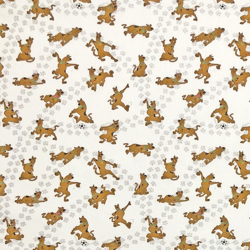 Scooby Doo - 100% cotton digital print fabric