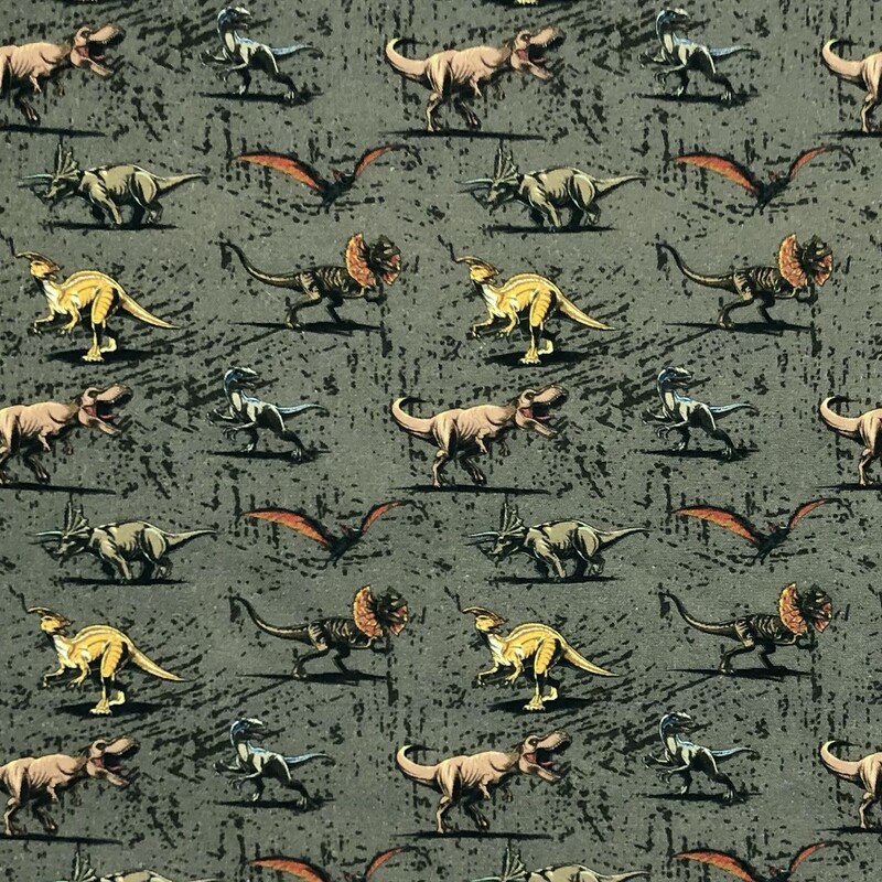 Jurassic Park - 100% cotton digital print fabric