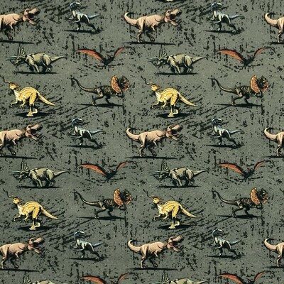 Jurassic Park - 100% cotton digital print fabric