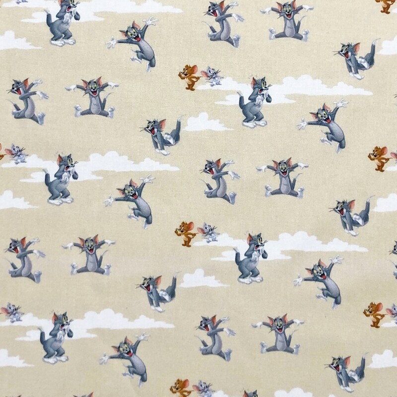 Tom &amp; Jerry - 100% cotton digital print fabric