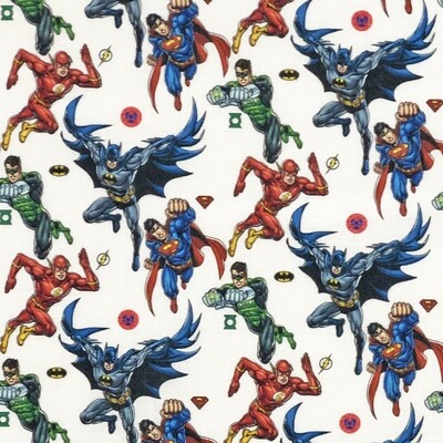 Justice League - 100% cotton digital print fabric