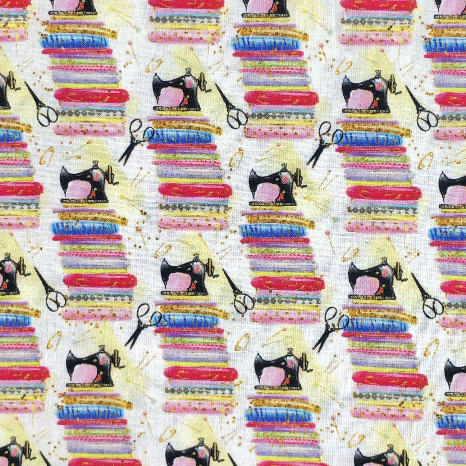 Sewing 03 - 100% cotton digital print fabric