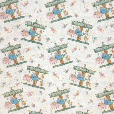 Harmony 02 - 100% cotton digital print fabric