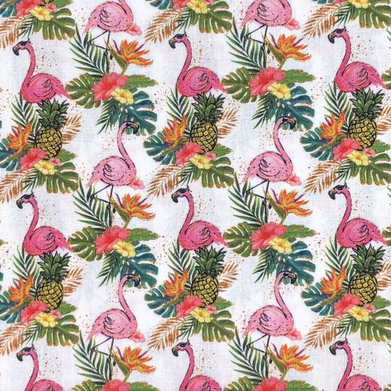 Tropical 04 - 100% cotton digital print fabric