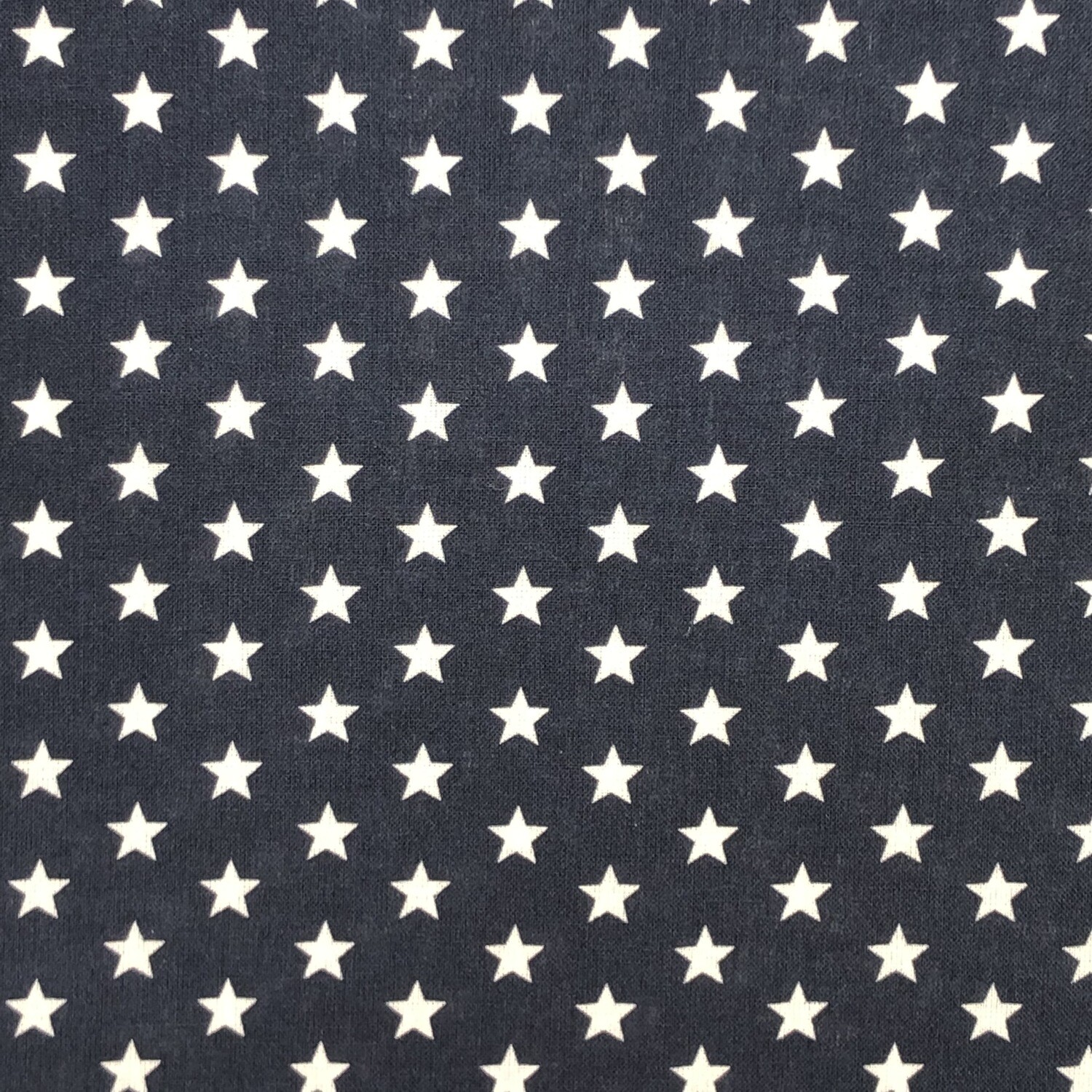 Small Stars - Navy - 100% cotton digital print fabric
