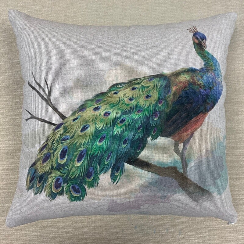 Peacocks Cushion Cover