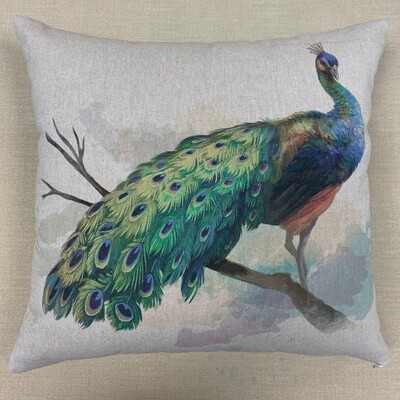 Peacocks Cushion Cover