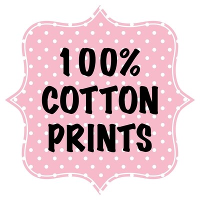 100% cotton prints